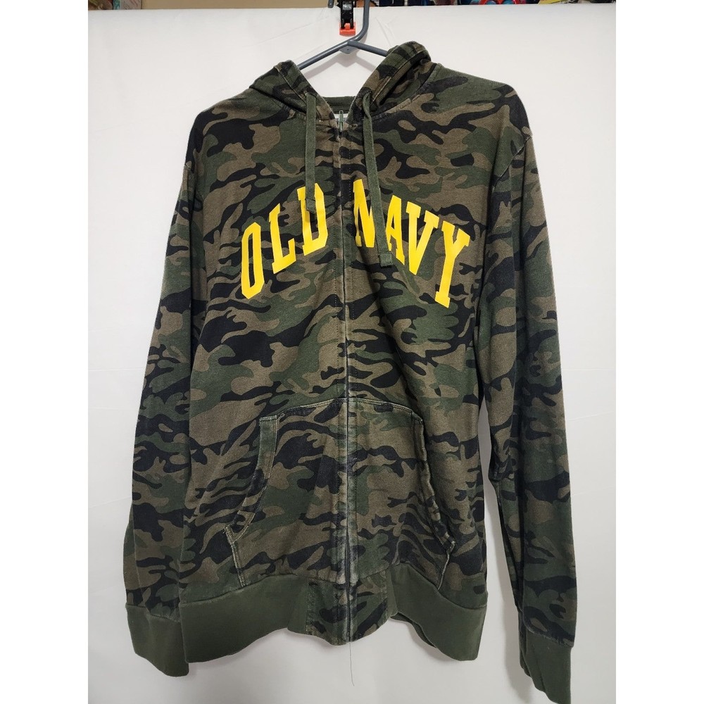 Old Navy Camouflage zip up Sweater